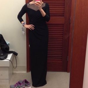NWT Ralph Lauren Black Evening Formal Dress Sz 2